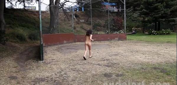  Nude in San Francisco  Sasha Yung jogs around a park naked in public